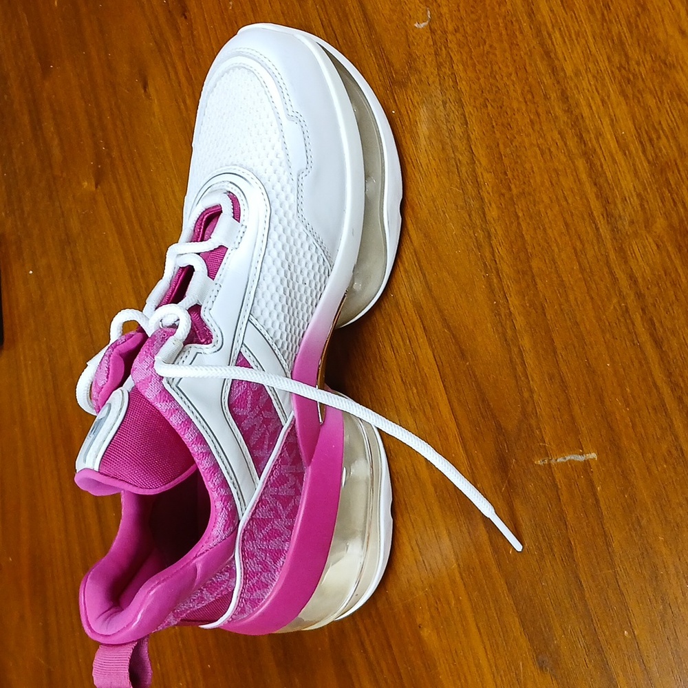 Michael Kors Pink and white shoes